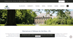 Desktop Screenshot of abbaye-du-val-dieu.be